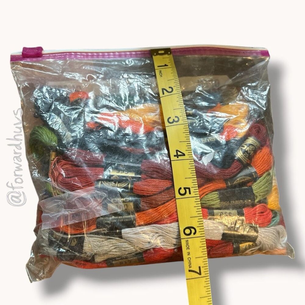 Majority DMC Embroidery Floss Lot – 68 Skeins - Picture 4 of 6